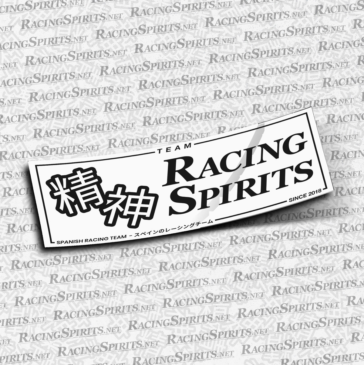 SLAP TEAM RACING SPIRITS — Blanco / Negro
