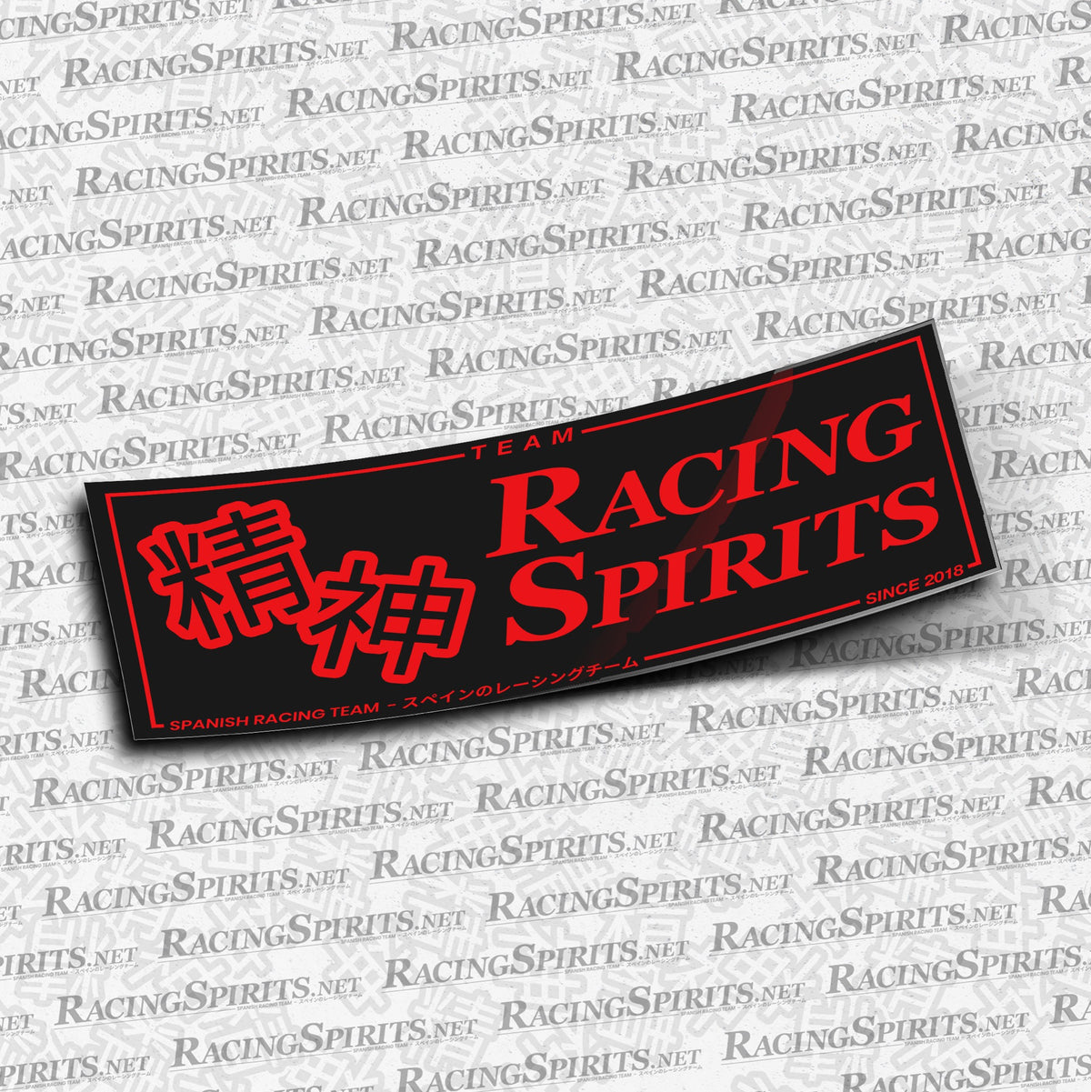 SLAP TEAM RACING SPIRITS — Negro / Rojo