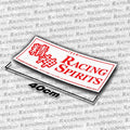 Adhesivo Team Racing Spirits Spanish Racing Team — Blanco / Rojo