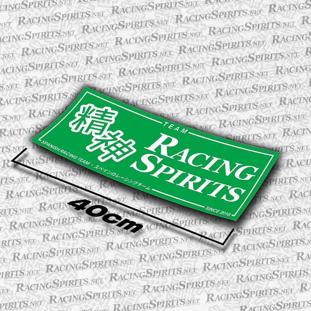 Adhesivo Team Racing Spirits Spanish Racing Team — Verde / Blanco