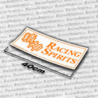 Adhesivo Team Racing Spirits Spanish Racing Team — Blanco / Naranja