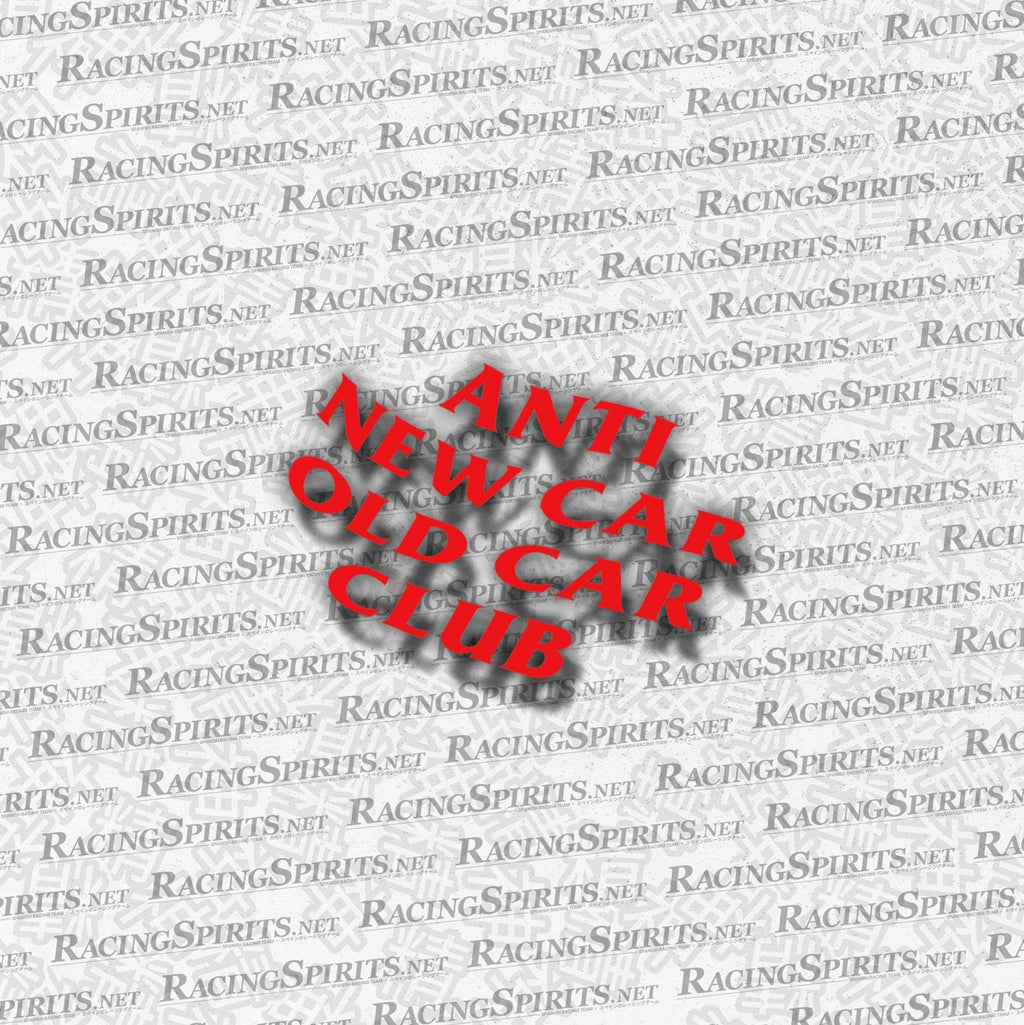 Adesivo Anti New Car Old Car Club — Rosso