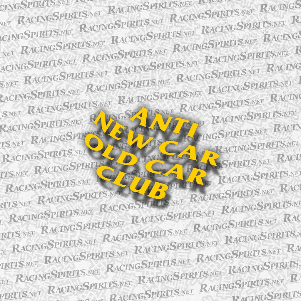 Adesivo Anti New Car Old Car Club — Giallo