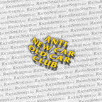 Adesivo Anti New Car Old Car Club — Giallo