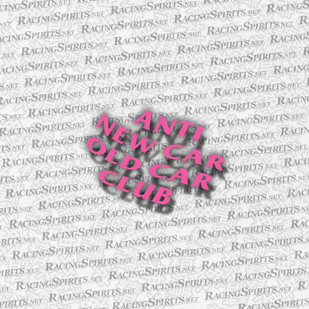 Adesivo Anti New Car Old Car Club — Rosa