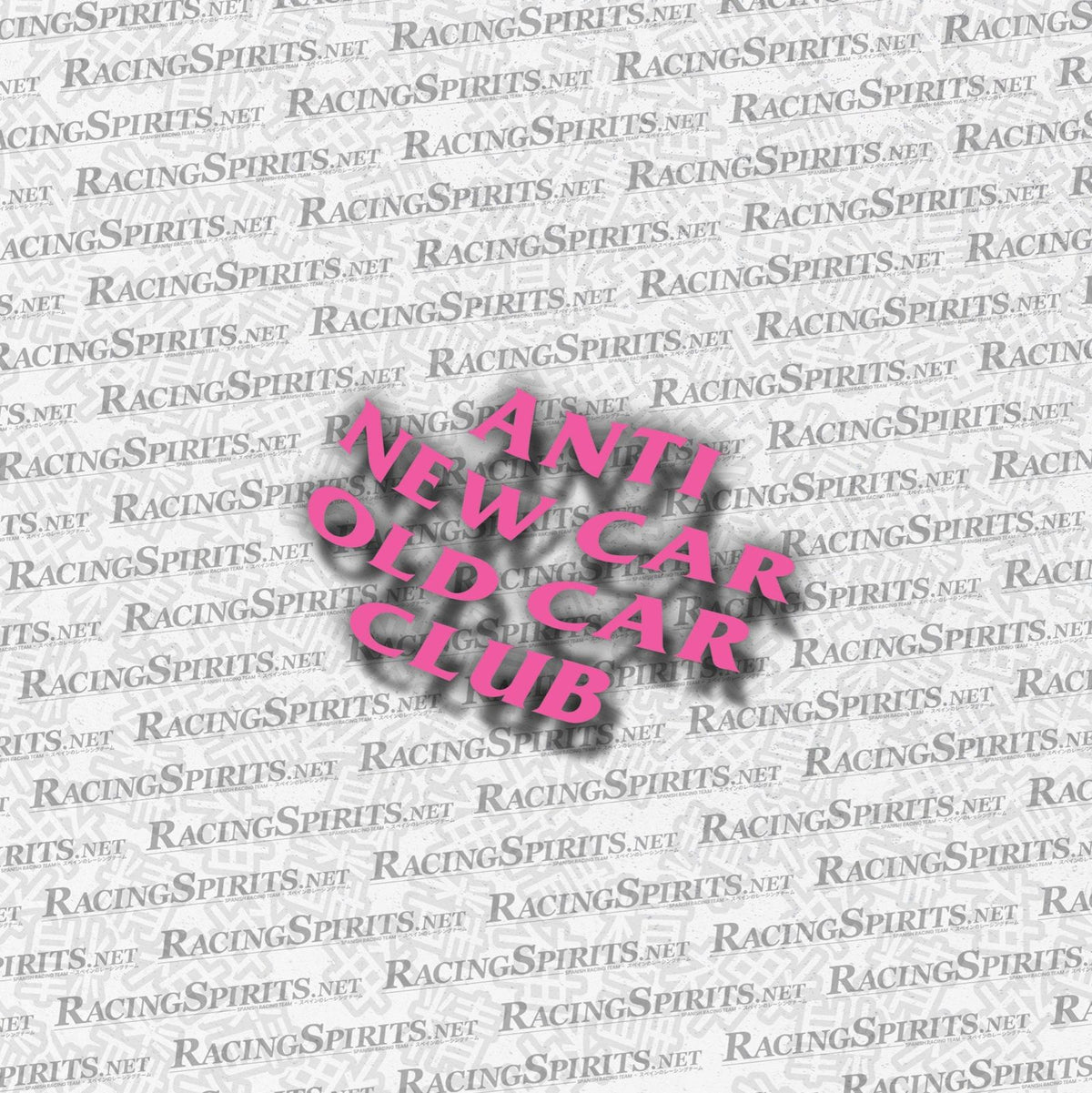 Adesivo Anti New Car Old Car Club — Rosa