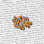 Adesivo Anti New Car Old Car Club — Arancione