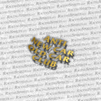 Adesivo Anti New Car Old Car Club — Oro