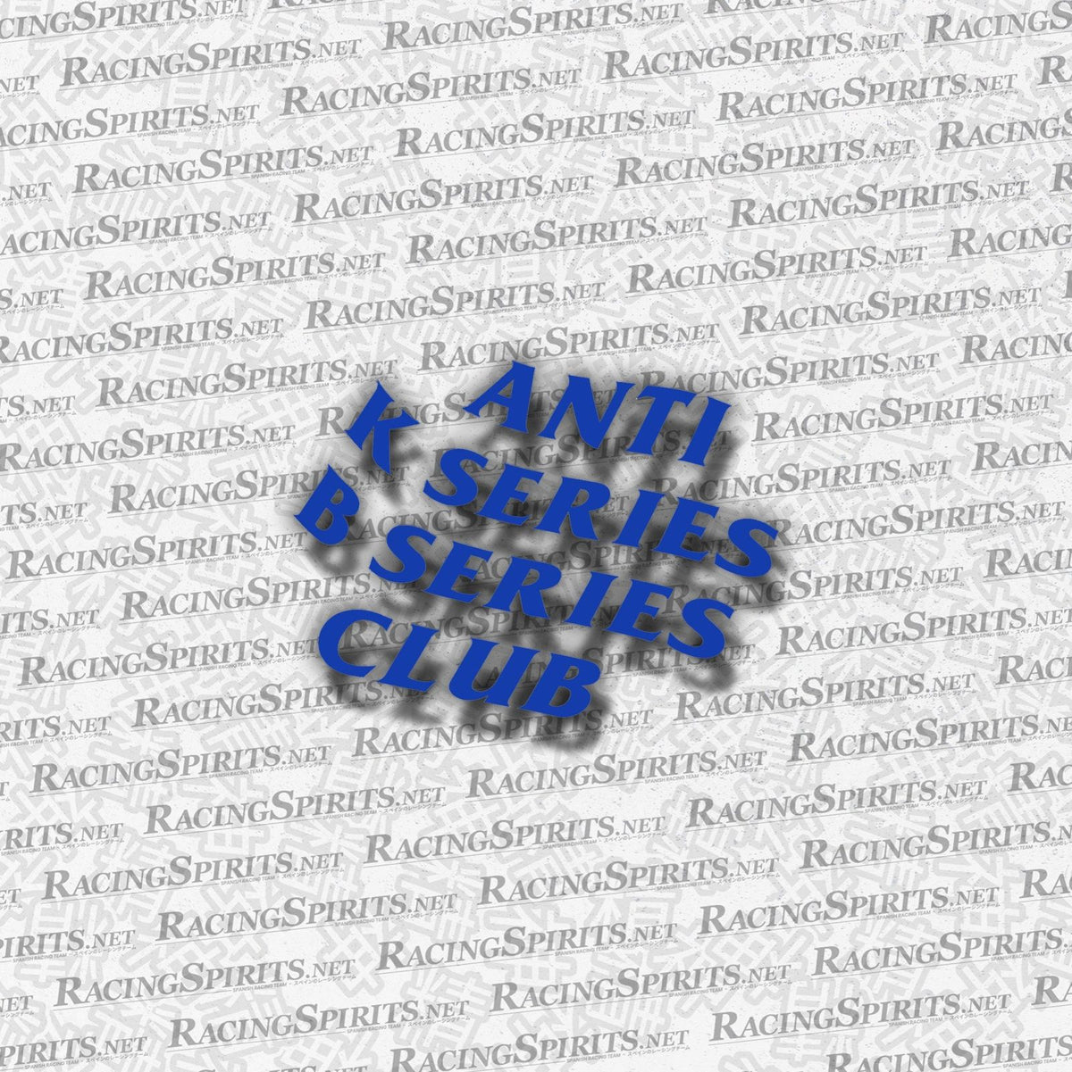 Adesivo Anti K Series B Series Club — Blu