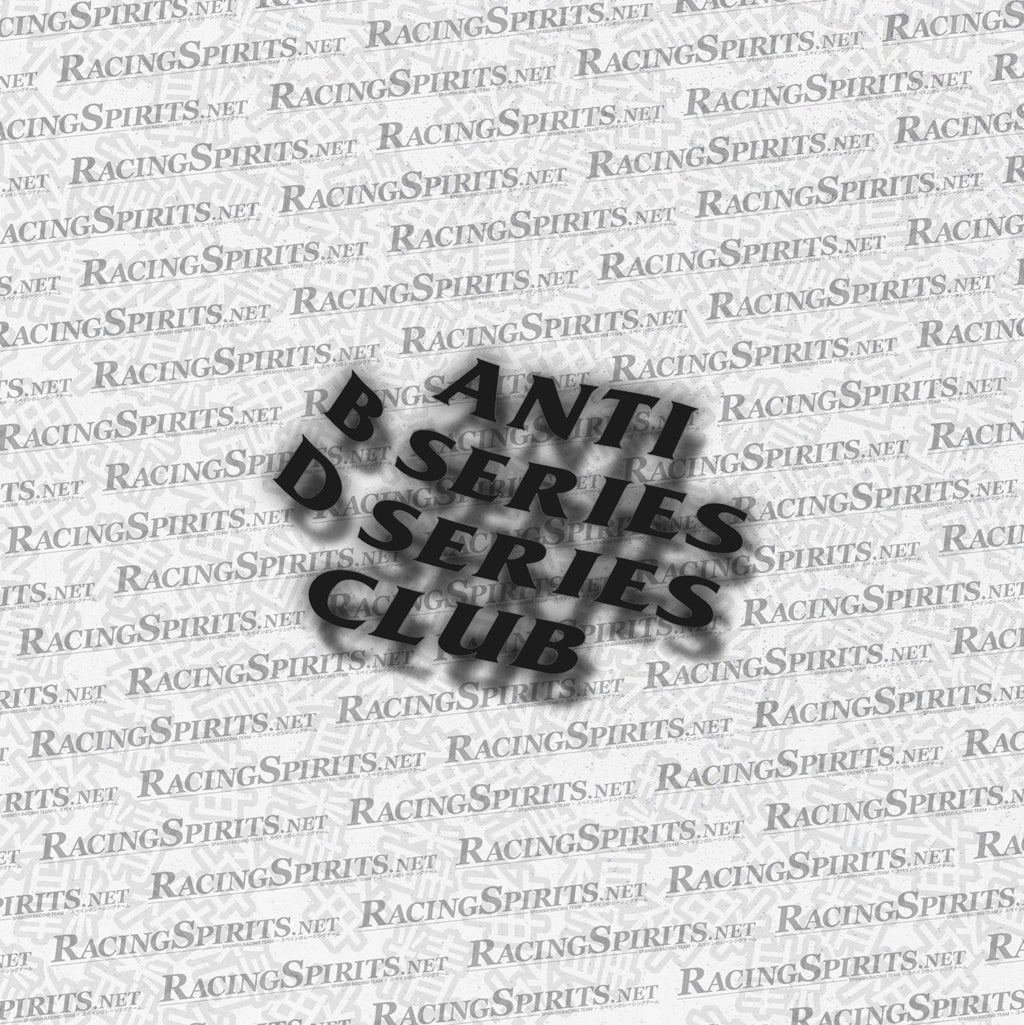 Adesivo Anti B Series D Series Club — Nero