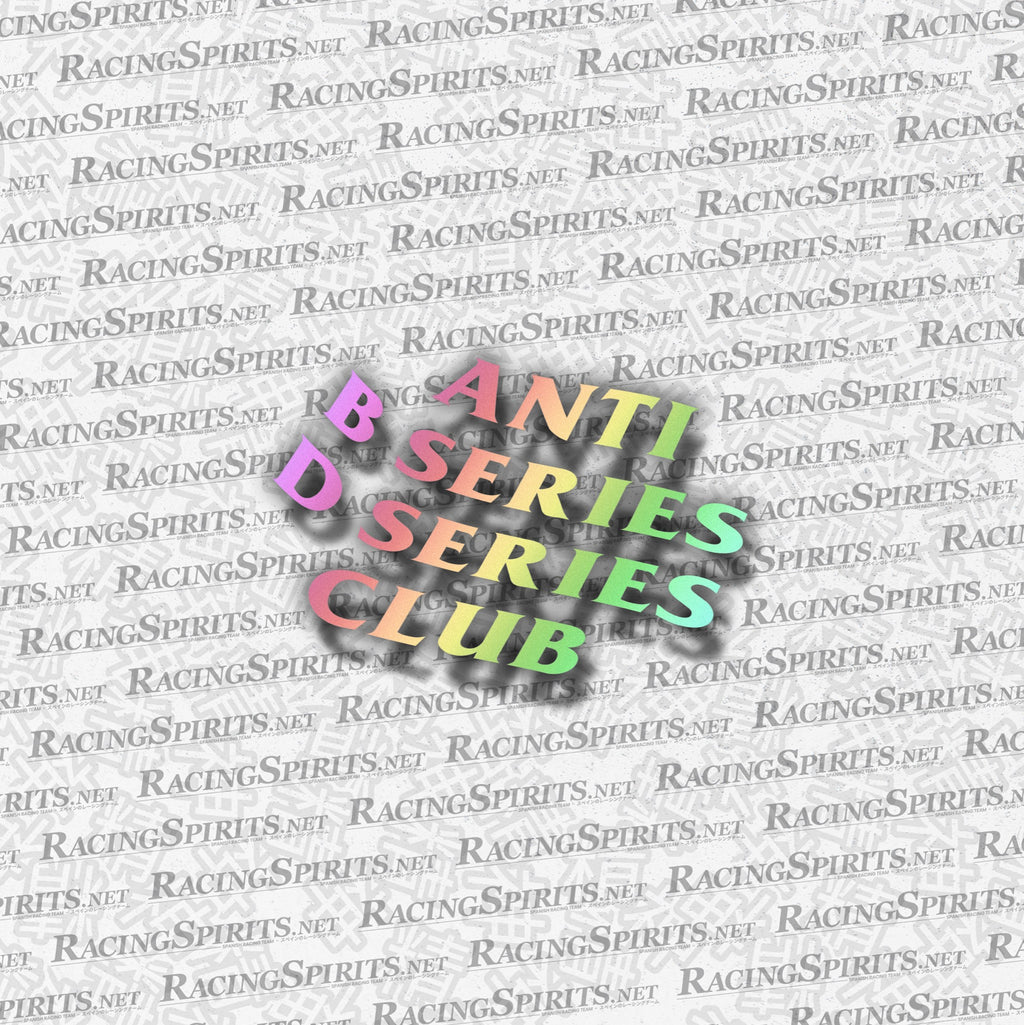 Adesivo Anti B Series D Series Club — Olografico