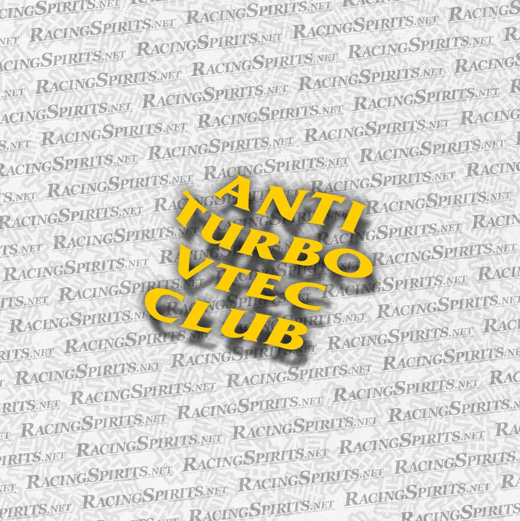 Adesivo Anti Turbo VTEC Club — Giallo