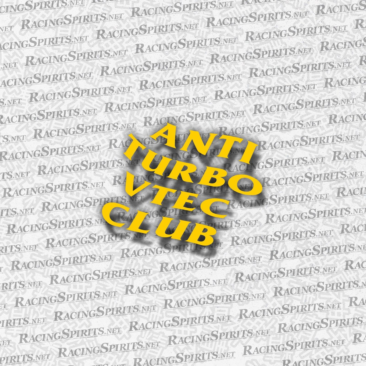 Adesivo Anti Turbo VTEC Club — Giallo