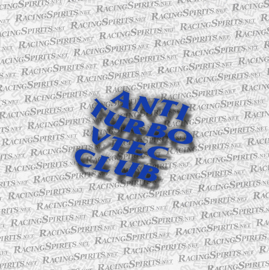 Adesivo Anti Turbo VTEC Club — Blu