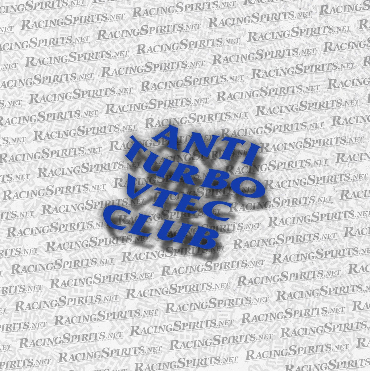 Adesivo Anti Turbo VTEC Club — Blu