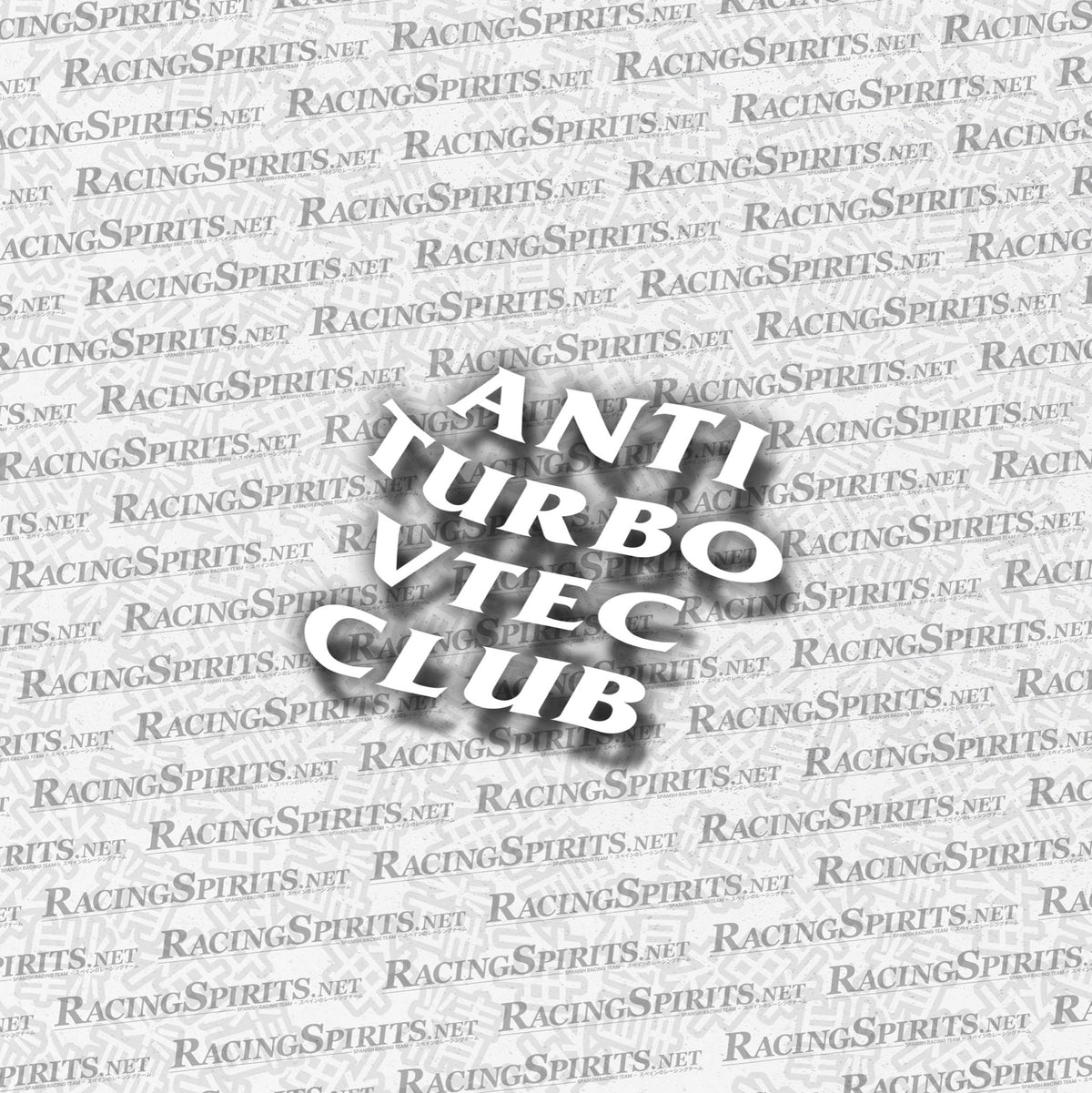 Adesivo Anti Turbo VTEC Club — Bianco