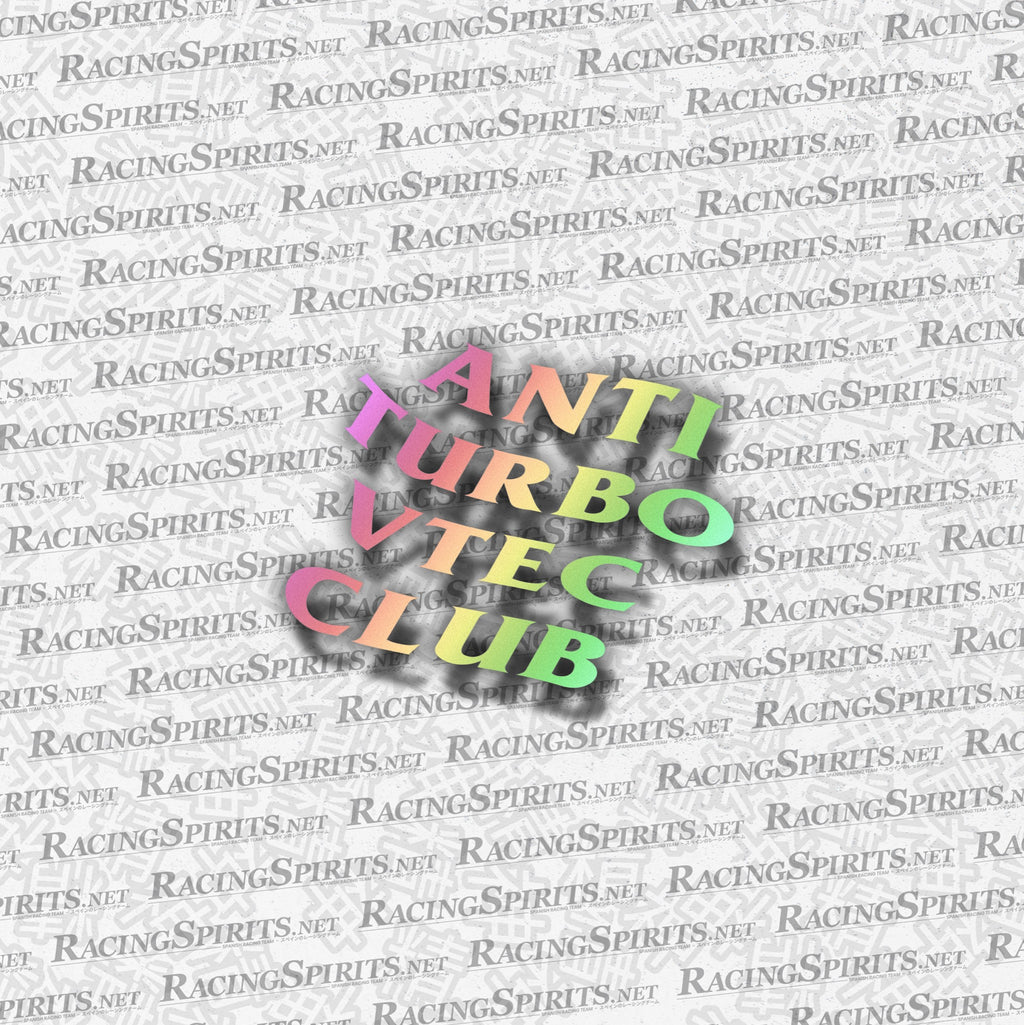 Adesivo Anti Turbo VTEC Club — Olografico