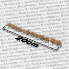 STICKER HONDA MOTOR CO. LTD. SPECIAL SPECIFICATION CAR 20 CM — Orange