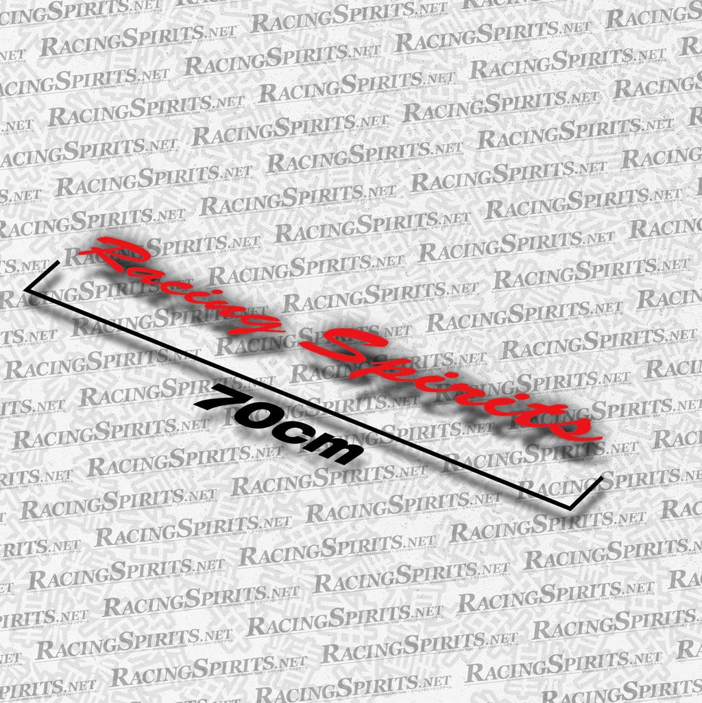 Adesivo Racing Spirits Mid Night Style — Rosso