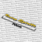 Adesivo Racing Spirits Mid Night Style — Giallo