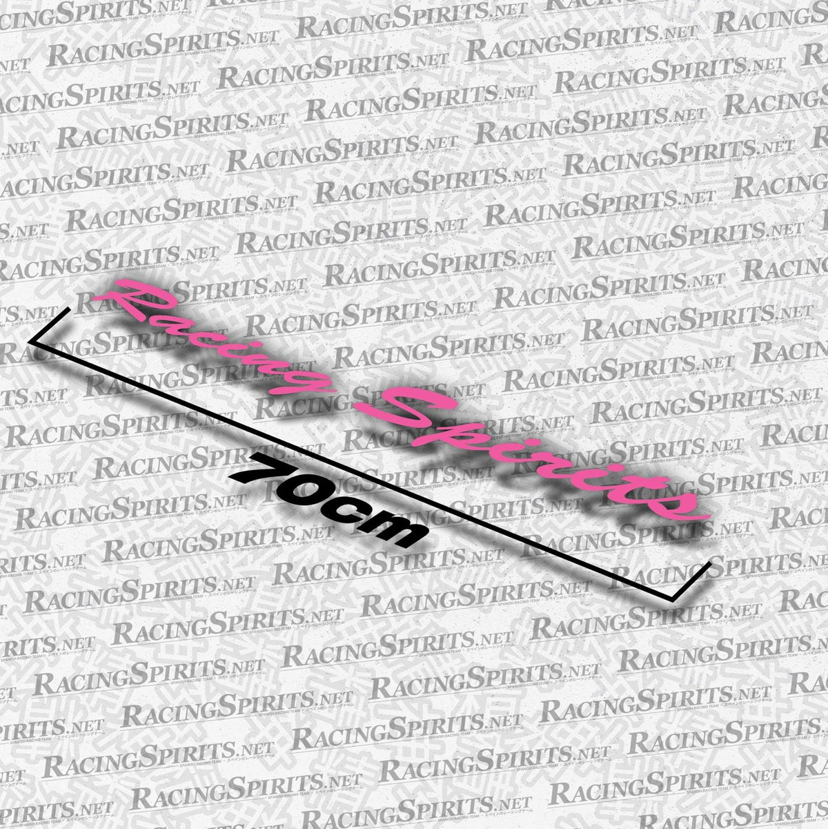 Adesivo Racing Spirits Mid Night Style — Rosa
