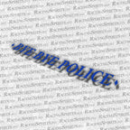 Adesivo Bye Bye Police — Blu