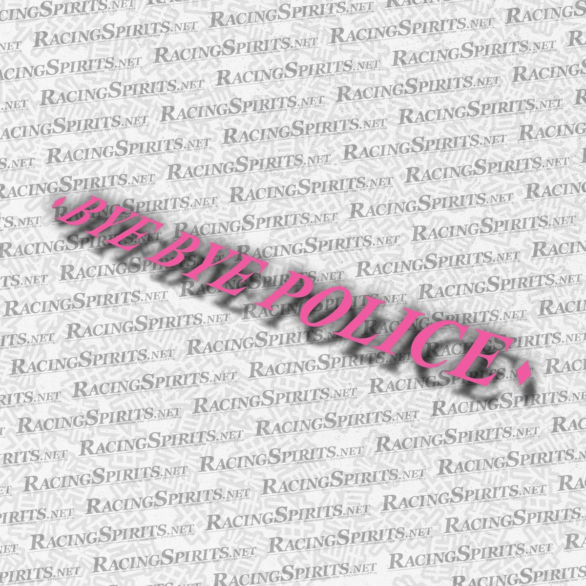 Adesivo Bye Bye Police — Rosa