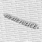 Adesivo Bye Bye Police — Bianco