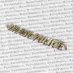 Adesivo Bye Bye Police — Oro