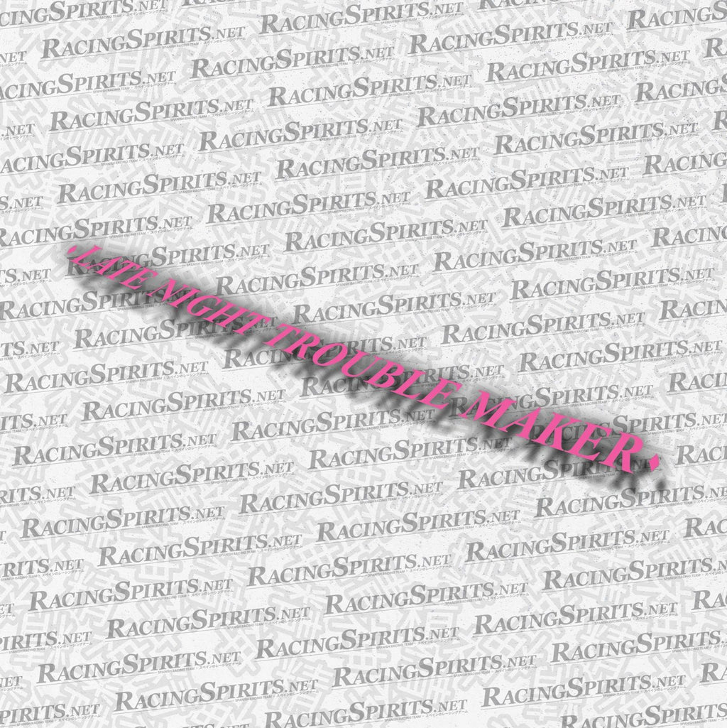 Adhesivo Late Night Trouble Maker — Rosa