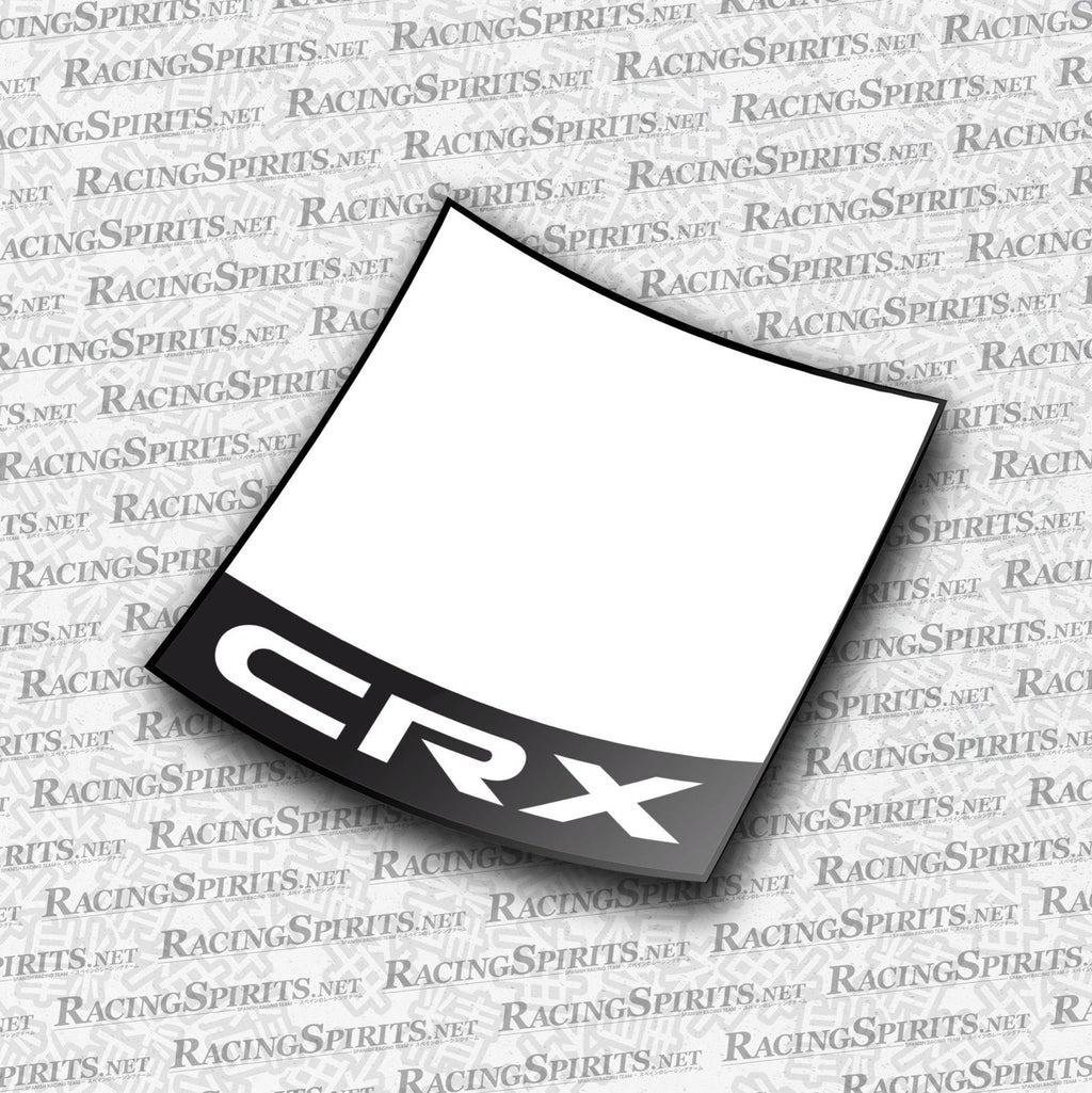 PACK 2 PLAQUES DE PORTIÈRE CRX (ED/EF) — Noir