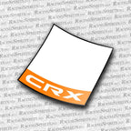 PACK 2 PLAQUES DE PORTIÈRE CRX (ED/EF) — Orange