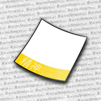 PACK 2X DORSAL RACING SPIRITS 2 SIN LOGO — Amarillo