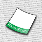PACK 2X NUMERI DI GARA RACING SPIRITS 1 SENZA LOGO — Verde
