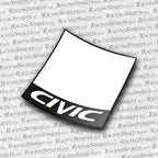 PACK 2X DORSAL CIVIC 6TA GENERACIÓN (EK/EJ) — Negro
