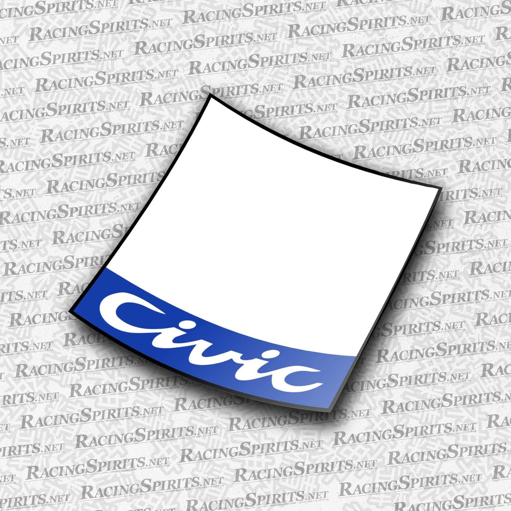 PACK 2X NUMERI DI GARA CIVIC 5ª GENERAZIONE (EG/EH/EJ) — Blu