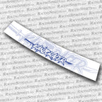 BANNER KANJORACER — Bianco e blu