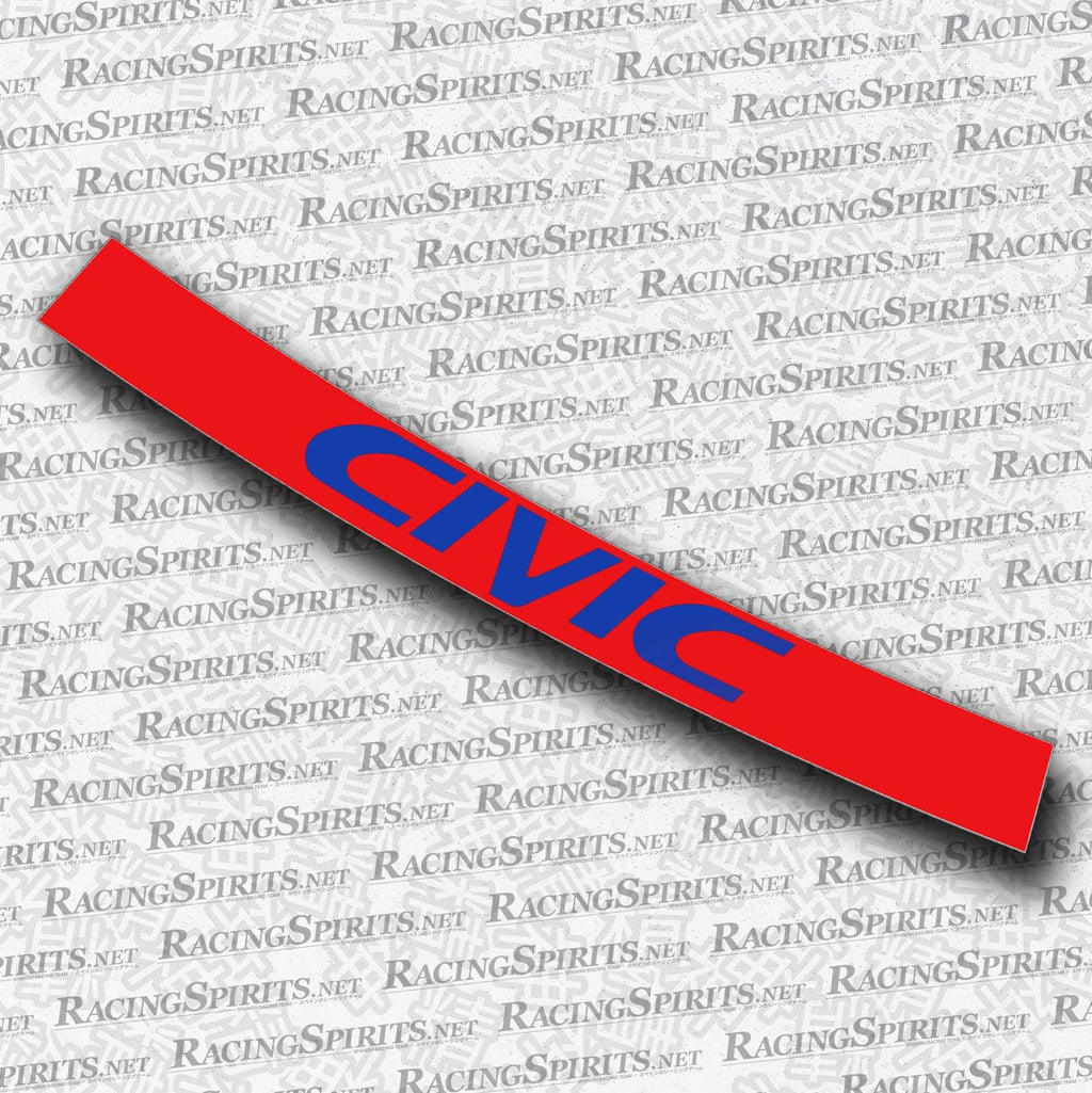 BANNER CIVIC 6ª GENERAZIONE (EK/EJ) — Rosso / Blu