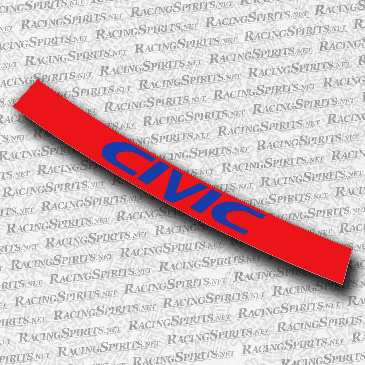 BANNER CIVIC 6ª GENERAZIONE (EK/EJ) — Rosso / Blu
