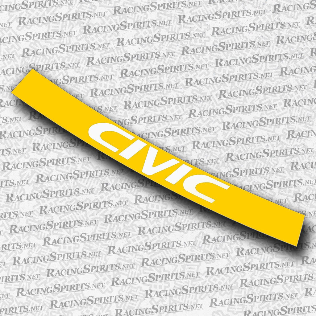BANNER CIVIC 6ª GENERAZIONE (EK/EJ) — Giallo / Bianco