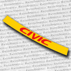 BANNER CIVIC 6ª GENERAZIONE (EK/EJ) — Giallo / Rosso