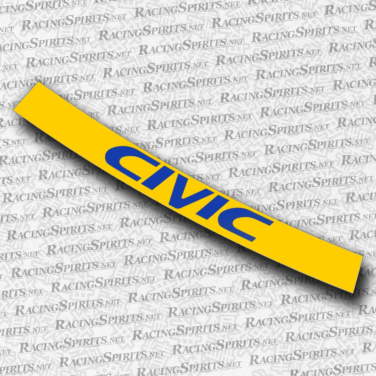 BANNER CIVIC 6ª GENERAZIONE (EK/EJ) — Giallo / Blu
