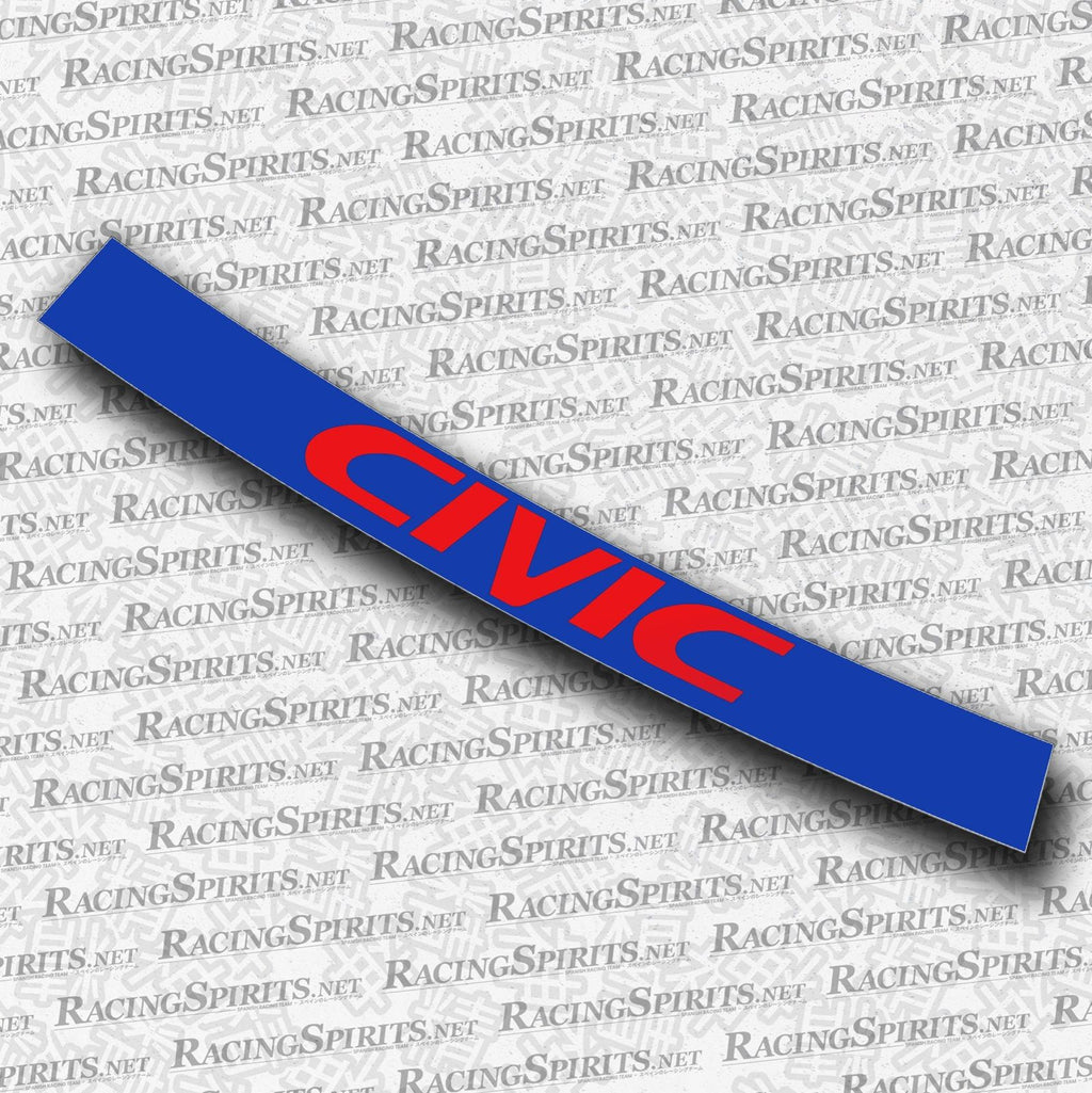 BANNER CIVIC 6ª GENERAZIONE (EK/EJ) — Blu / Rosso