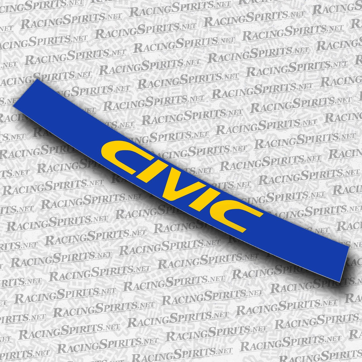 BANNER CIVIC 6ª GENERAZIONE (EK/EJ) — Blu / Giallo