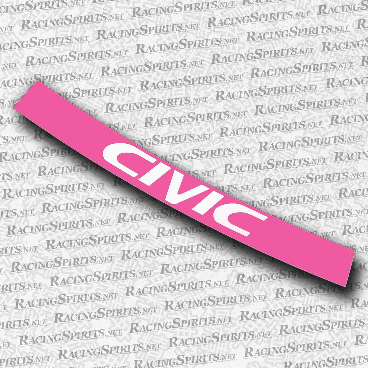 BANNER CIVIC 6ª GENERAZIONE (EK/EJ) — Rosa / Bianco
