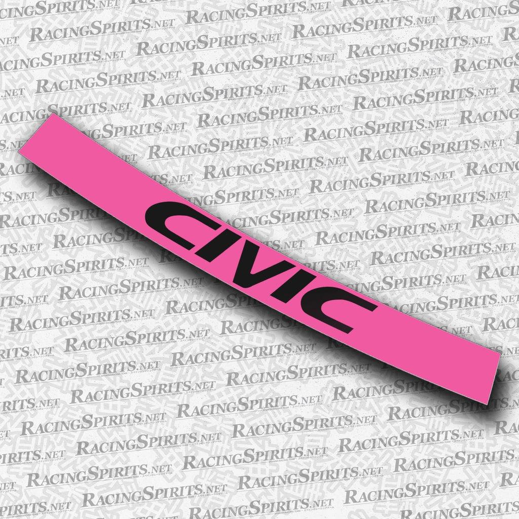 BANNER CIVIC 6ª GENERAZIONE (EK/EJ) — Rosa / Nero