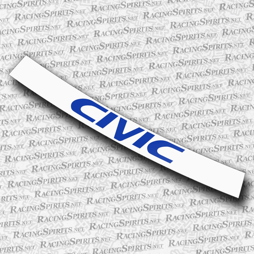 BANNER CIVIC 6ª GENERAZIONE (EK/EJ) — Bianco / Blu