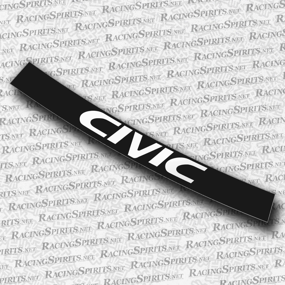 BANNER CIVIC 6ª GENERAZIONE (EK/EJ) — Nero / Bianco