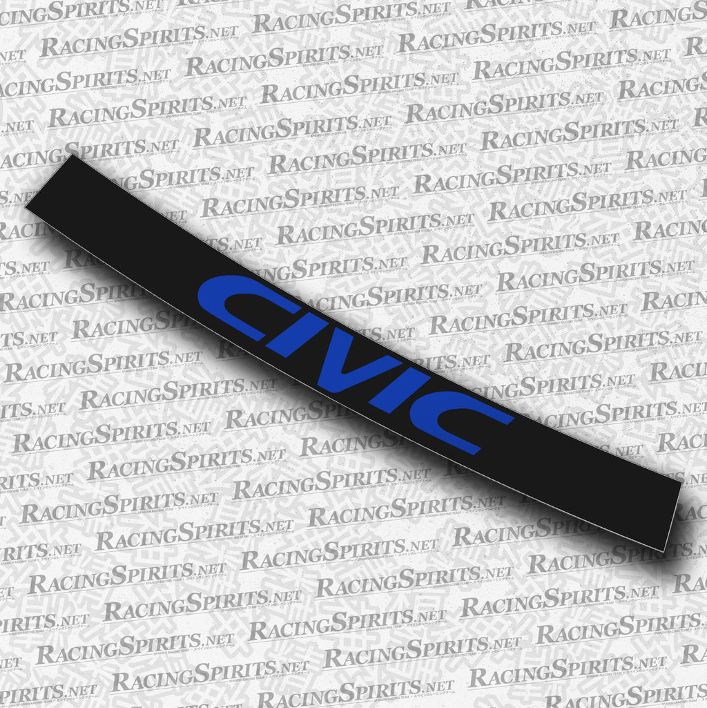 BANNER CIVIC 6ª GENERAZIONE (EK/EJ) — Nero / Blu
