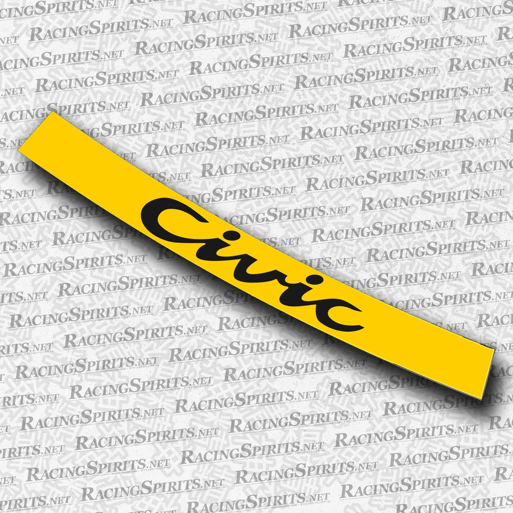 BANNER CIVIC 5ª GENERAZIONE (EG/EH/EJ) — Giallo / Nero